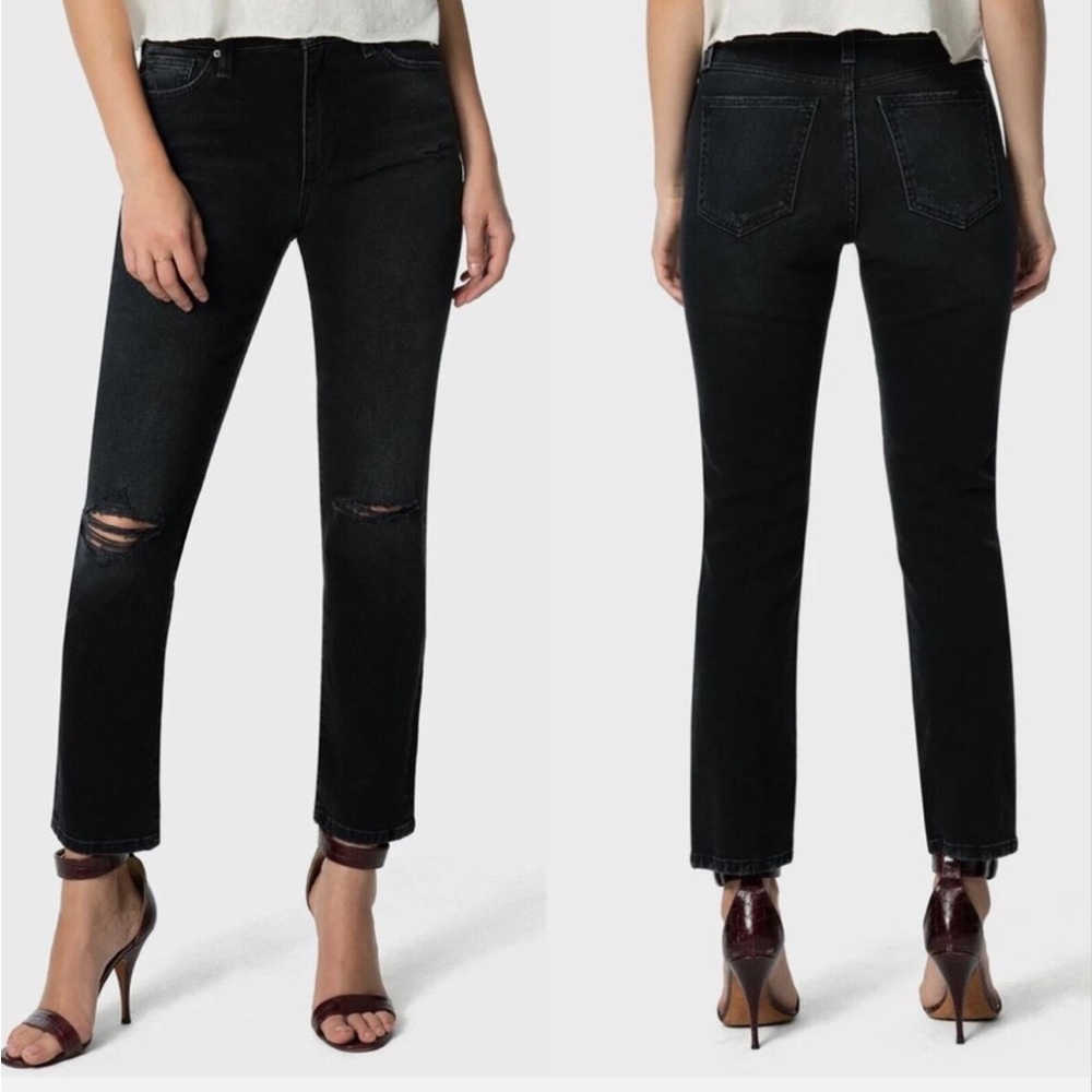 JOE’s straight leg distressed jean